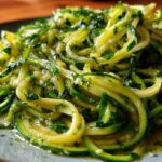 Garlic Parmesan Zucchini Noodles (Healthy Pasta Alternative)