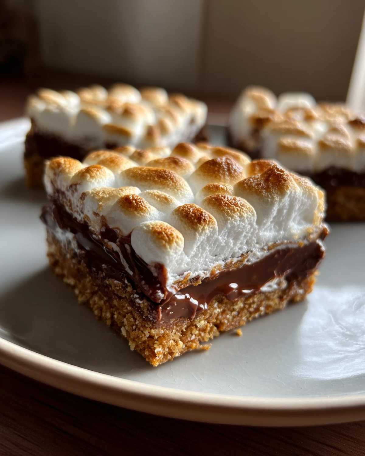 Gooey S’mores Bars (Chocolate Marshmallow Treat) - detail 1