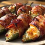 Grilled Jalapeño Poppers (Stuffed & Bacon-Wrapped)