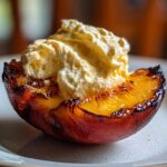 Grilled Peaches with Honey Mascarpone (Easy Grilled Dessert)