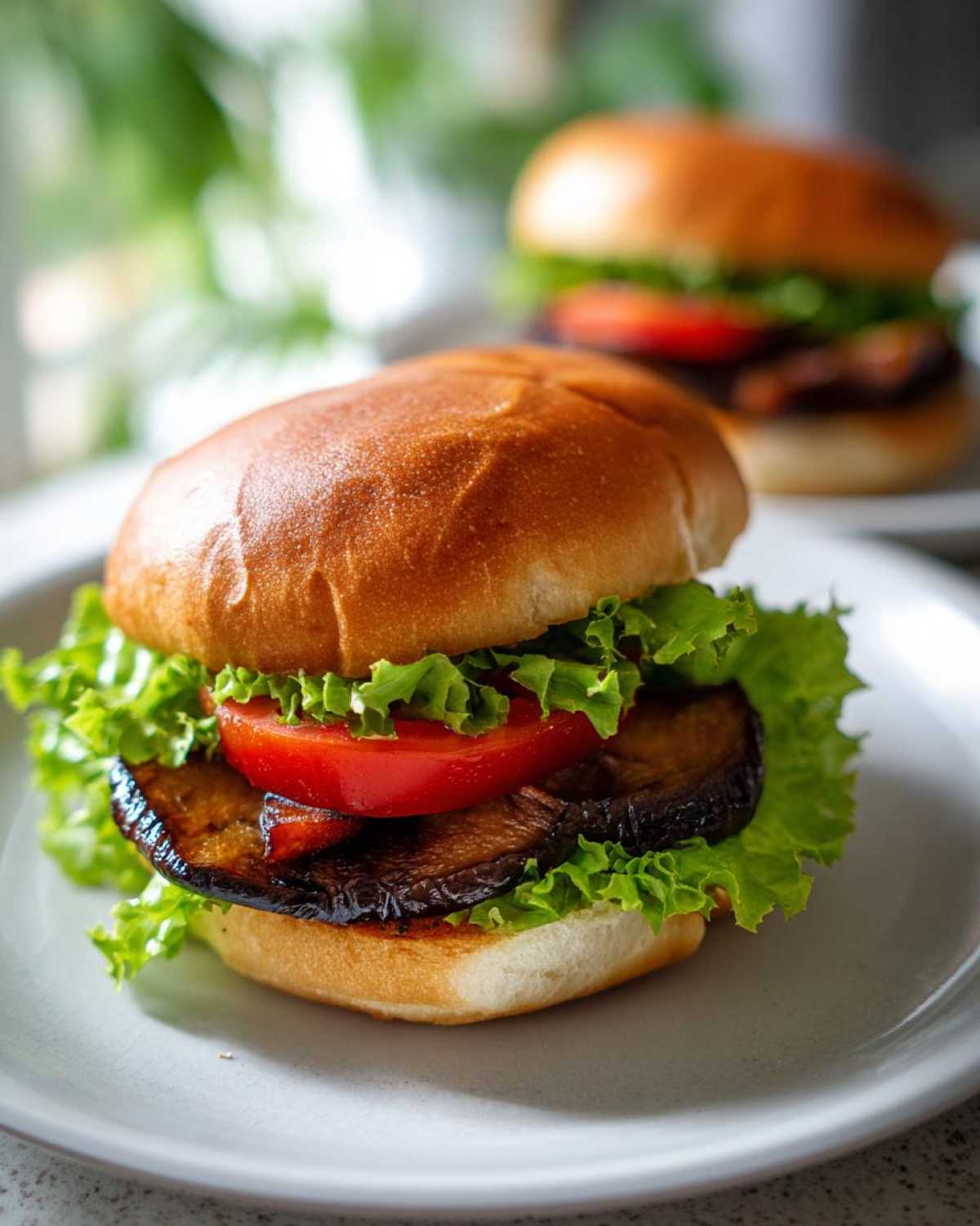Grilled Portobello Mushroom Burgers (Veggie BBQ Option) - detail 2