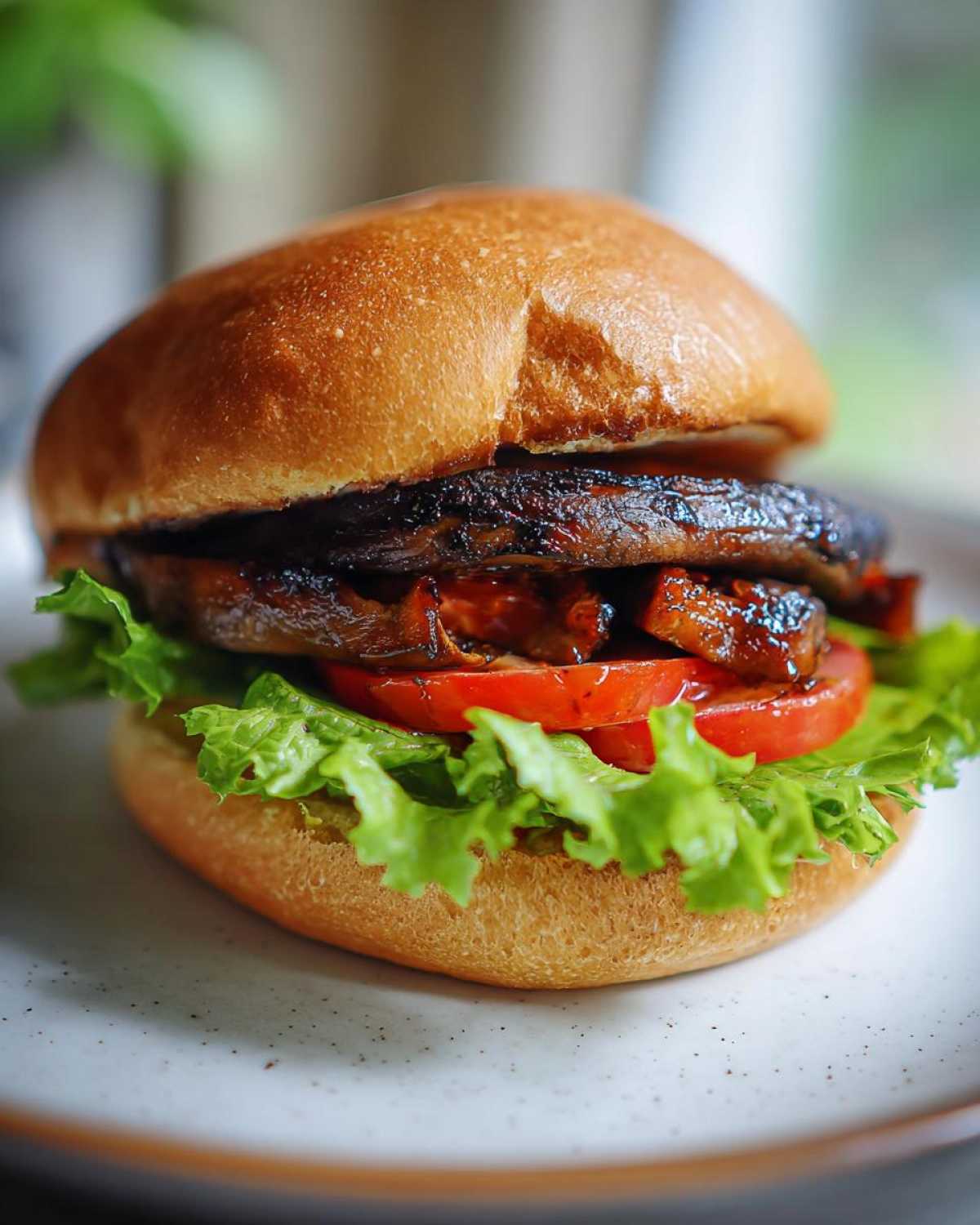 Grilled Portobello Mushroom Burgers (Veggie BBQ Option) - detail 3