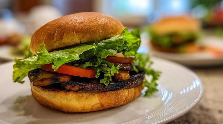 Grilled Portobello Mushroom Burgers (Veggie BBQ Option)