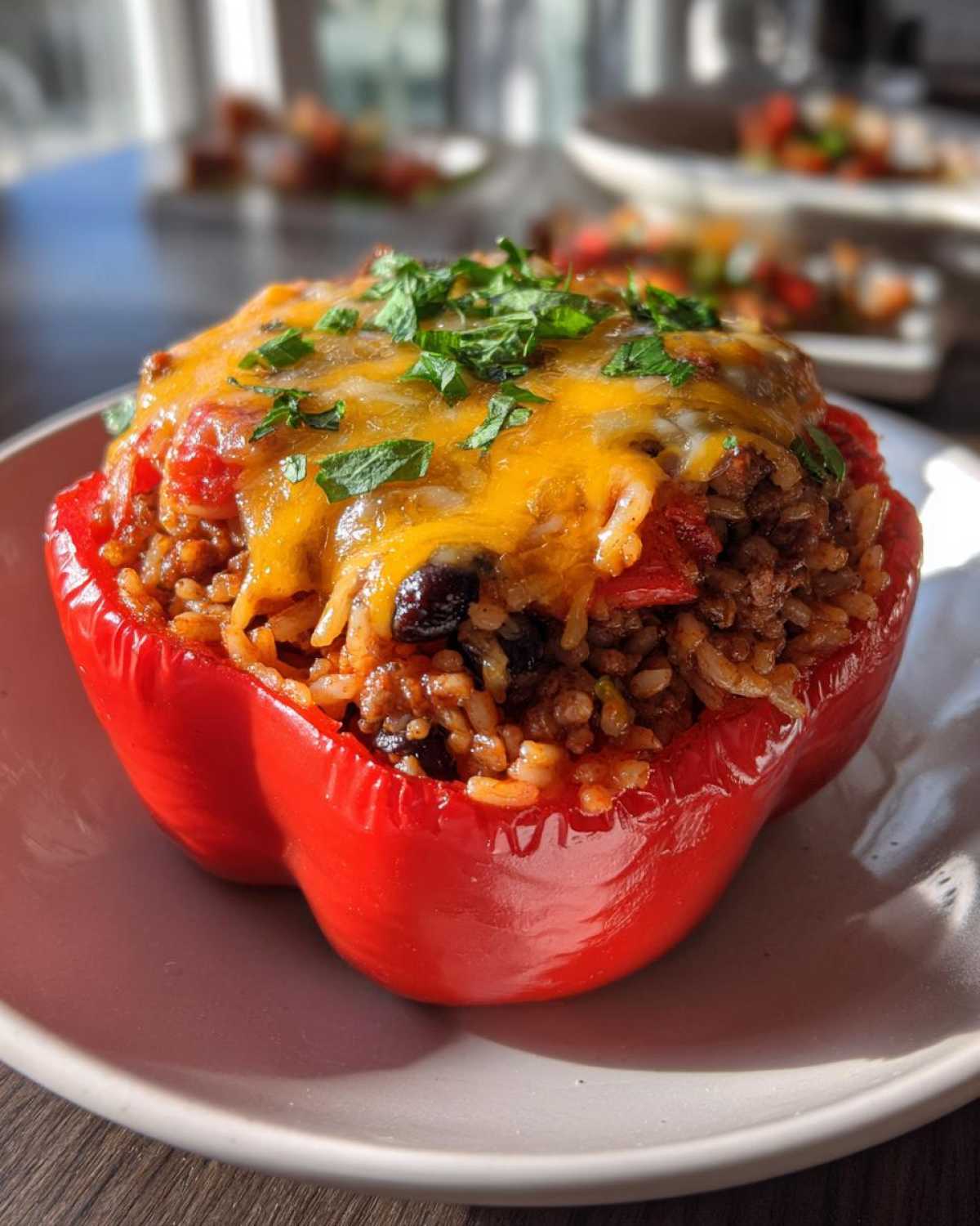 Grilled Stuffed Bell Peppers (Southwest Style) - detail 1