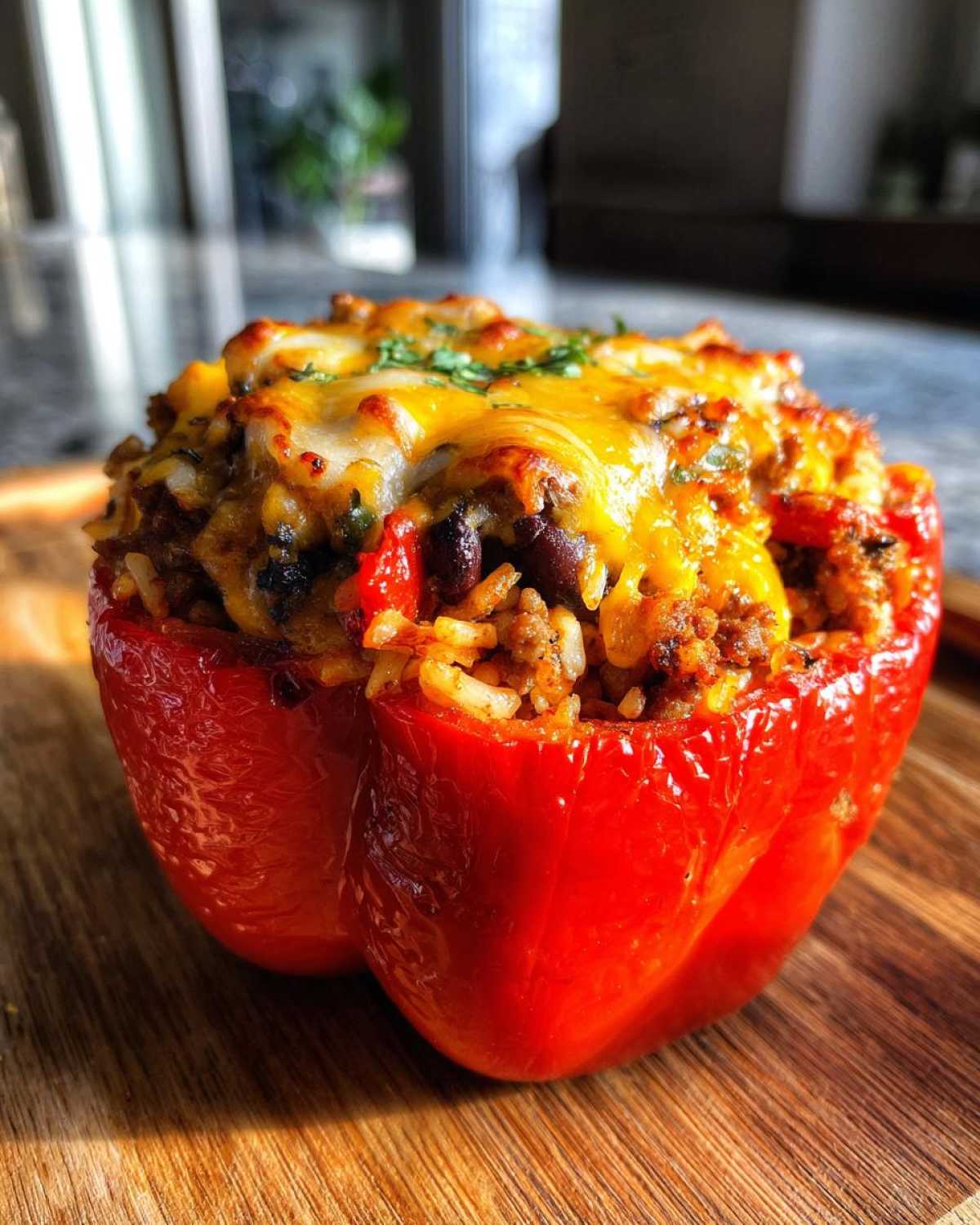 Grilled Stuffed Bell Peppers (Southwest Style) - detail 2