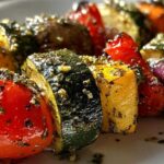 Grilled Vegetable Kabobs with Garlic Herb Marinade