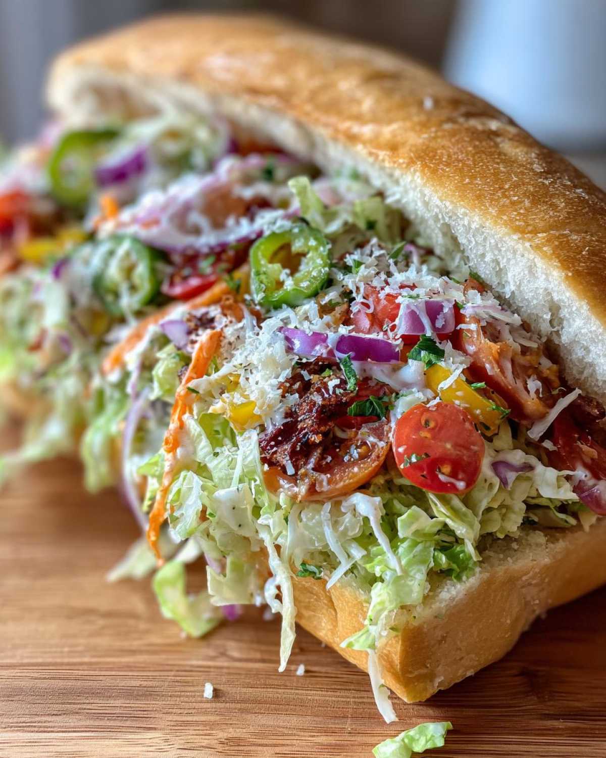 Grinder Salad Sandwich (Viral TikTok Sub) - detail 1