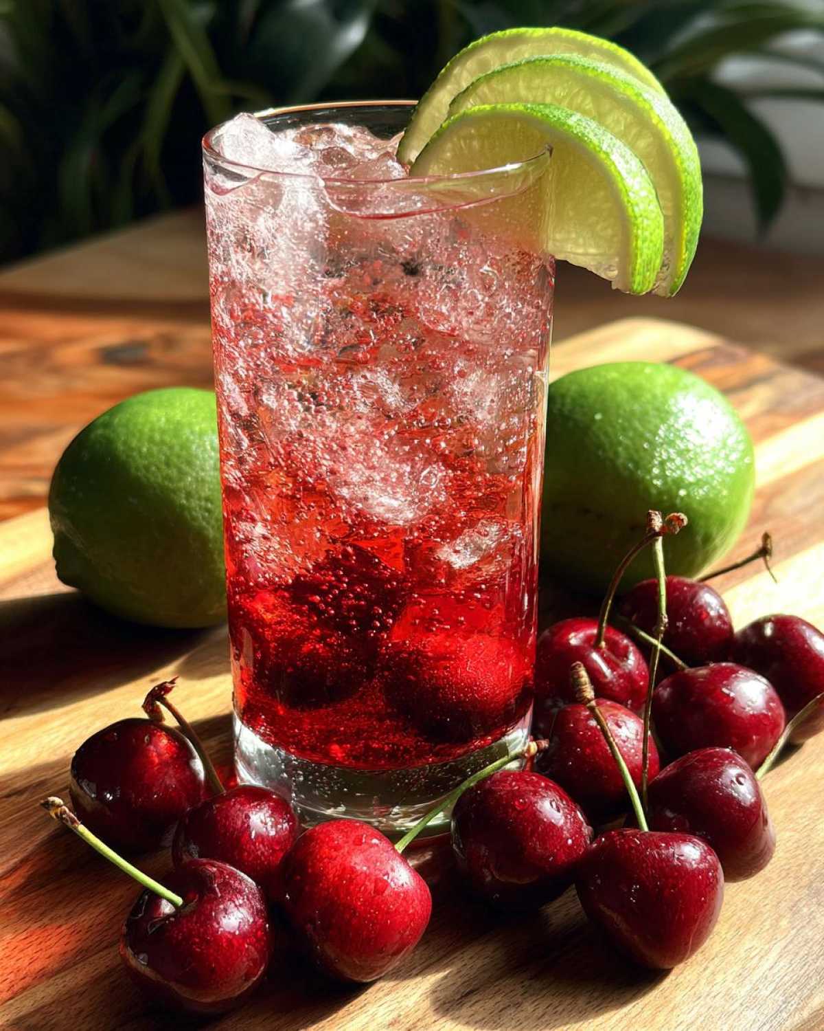 Homemade Cherry Limeade (Refreshing Summer Drink) - detail 3