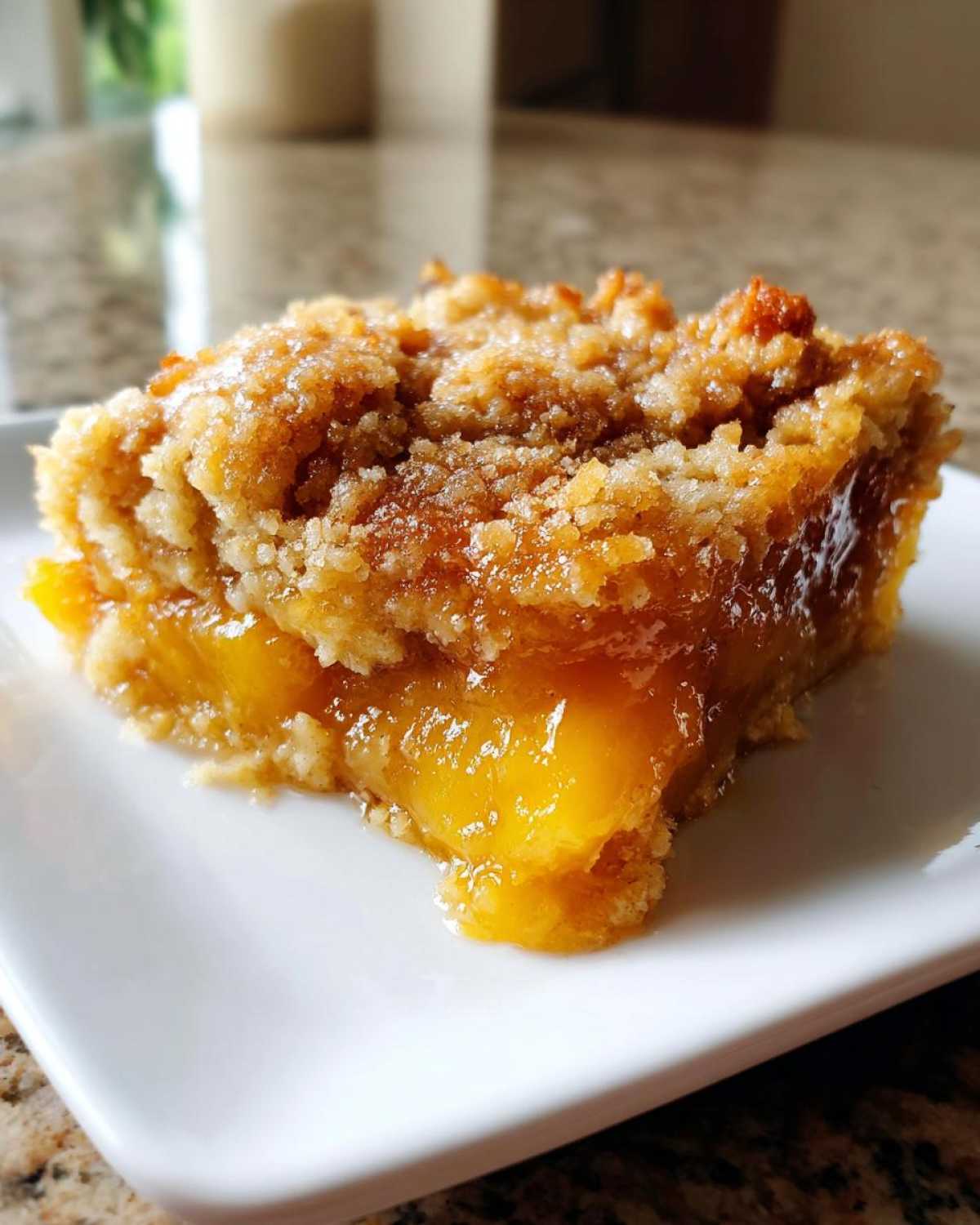Homemade Peach Cobbler (with Fresh Peaches) - detail 1