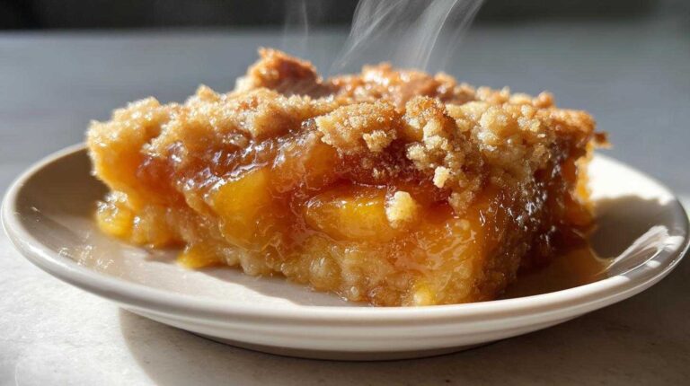 Homemade Peach Cobbler (with Fresh Peaches)
