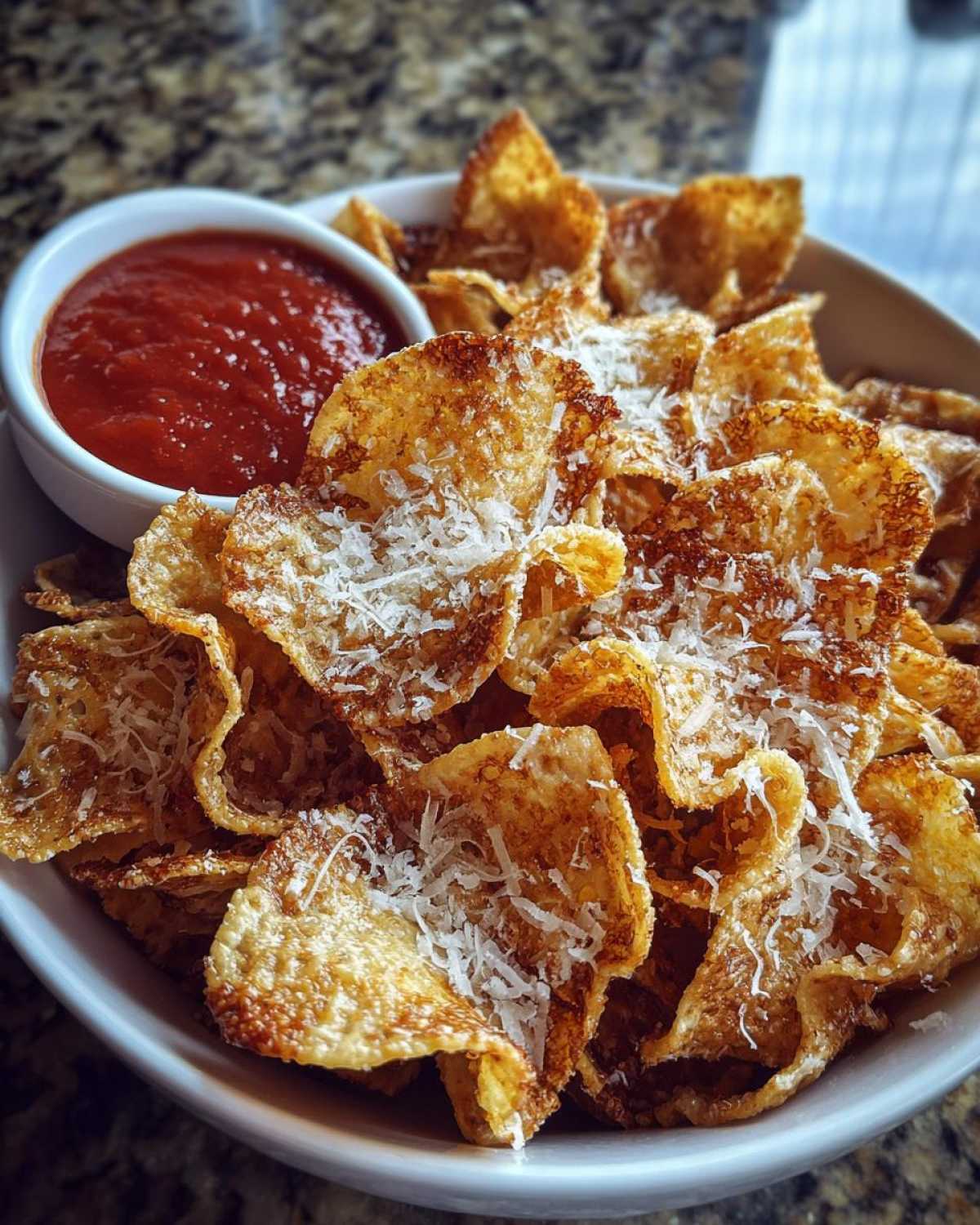 Italian Pasta Chips (Air Fryer Viral Snack) - detail 2