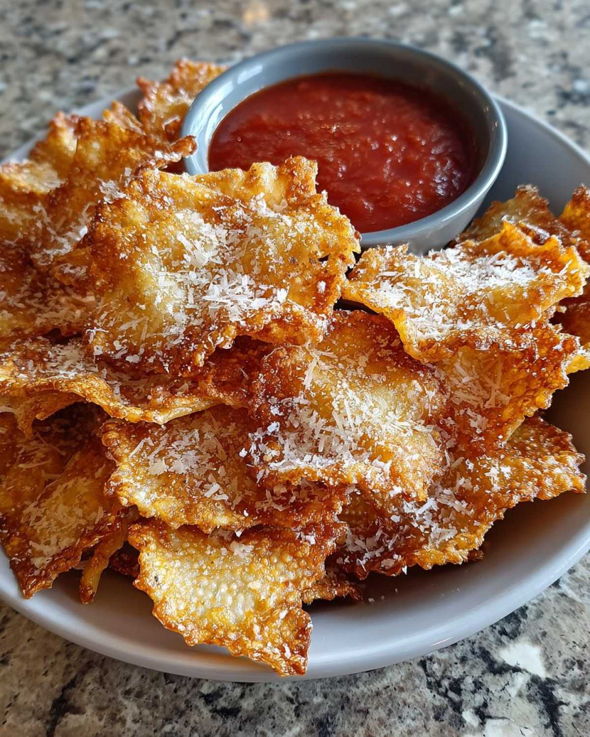 Italian Pasta Chips (Air Fryer Viral Snack) - detail 3