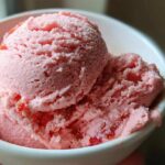 Keto Strawberry Ice Cream (Sugar-Free, No Churn)