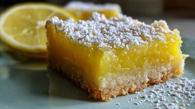 Lemon Bars with Shortbread Crust (Zesty Summer Treat)