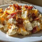 Loaded Baked Potato Salad (with Bacon & Cheddar)