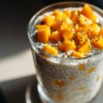 Mango Coconut Chia Pudding (Healthy Breakfast/Dessert)