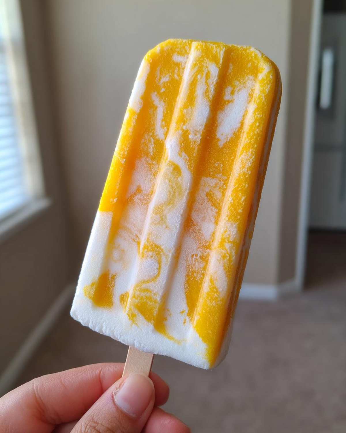 Mango Coconut Popsicles (Creamy Tropical Pops) - detail 1