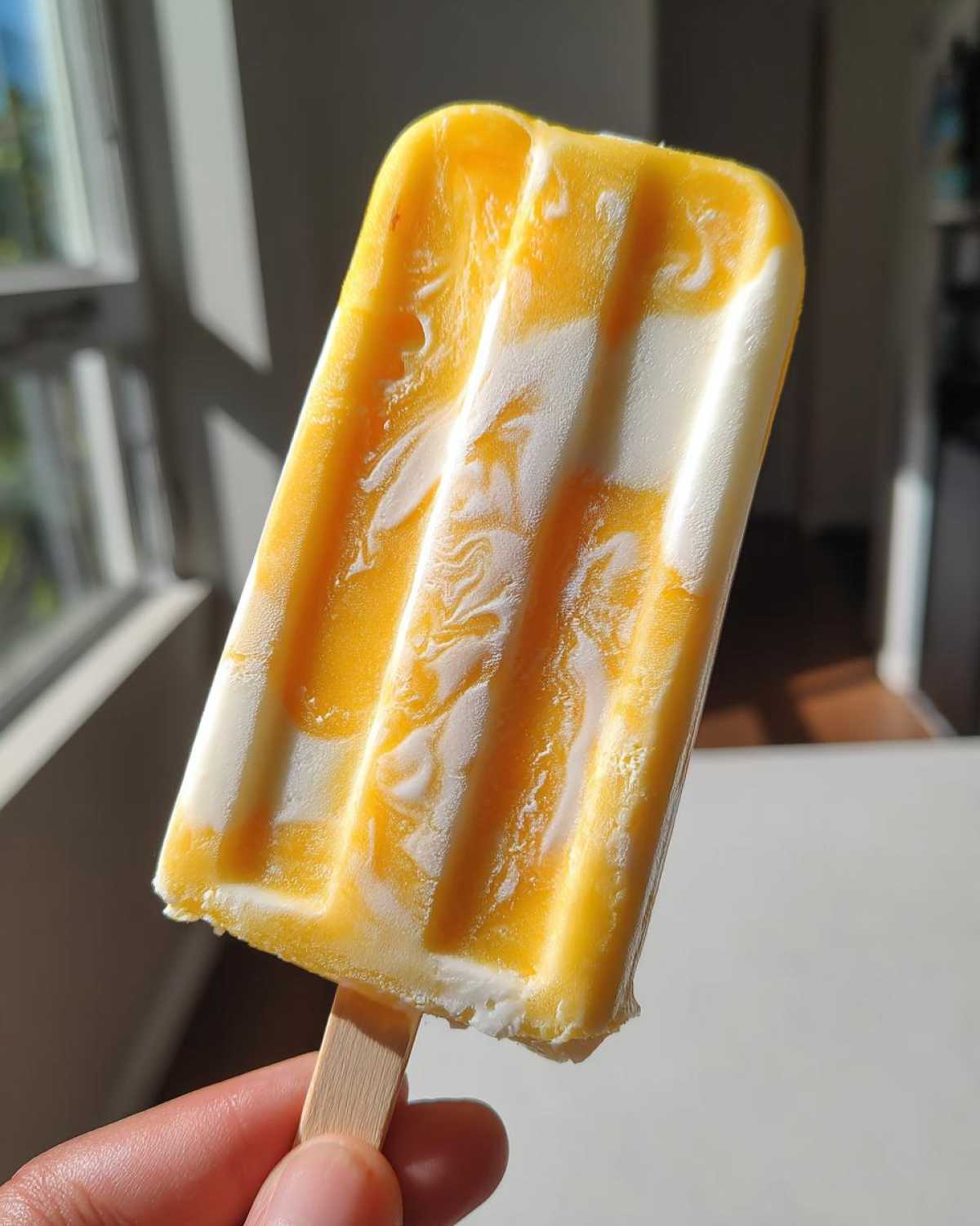 Mango Coconut Popsicles (Creamy Tropical Pops) - detail 2