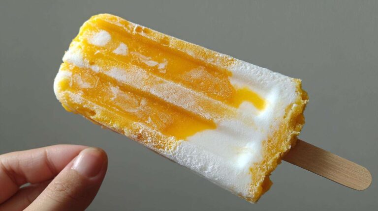 Mango Coconut Popsicles (Creamy Tropical Pops)