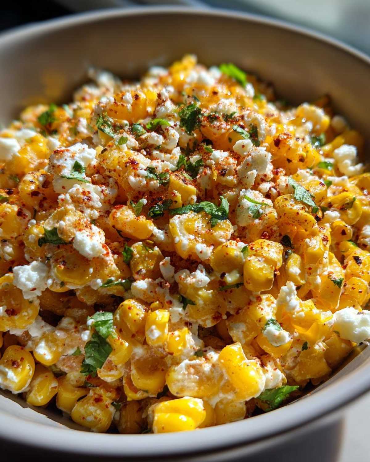 Mexican Street Corn Salad (Elote Salad Bowl) - detail 1