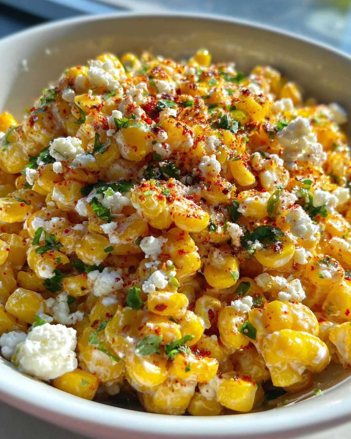 Mexican Street Corn Salad (Elote Salad Bowl) - detail 2