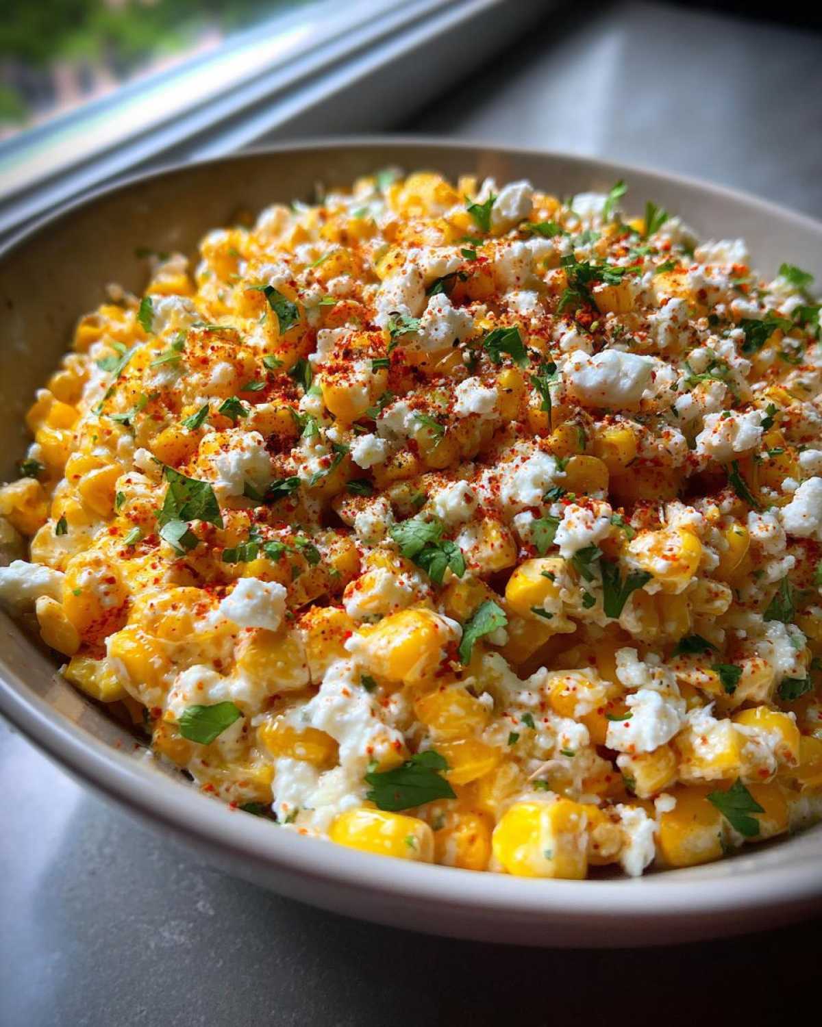 Mexican Street Corn Salad (Elote Salad Bowl) - detail 3