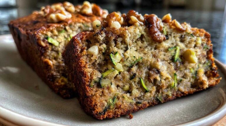 Moist Zucchini Bread Recipe with Walnuts (Summer Quick Bread)