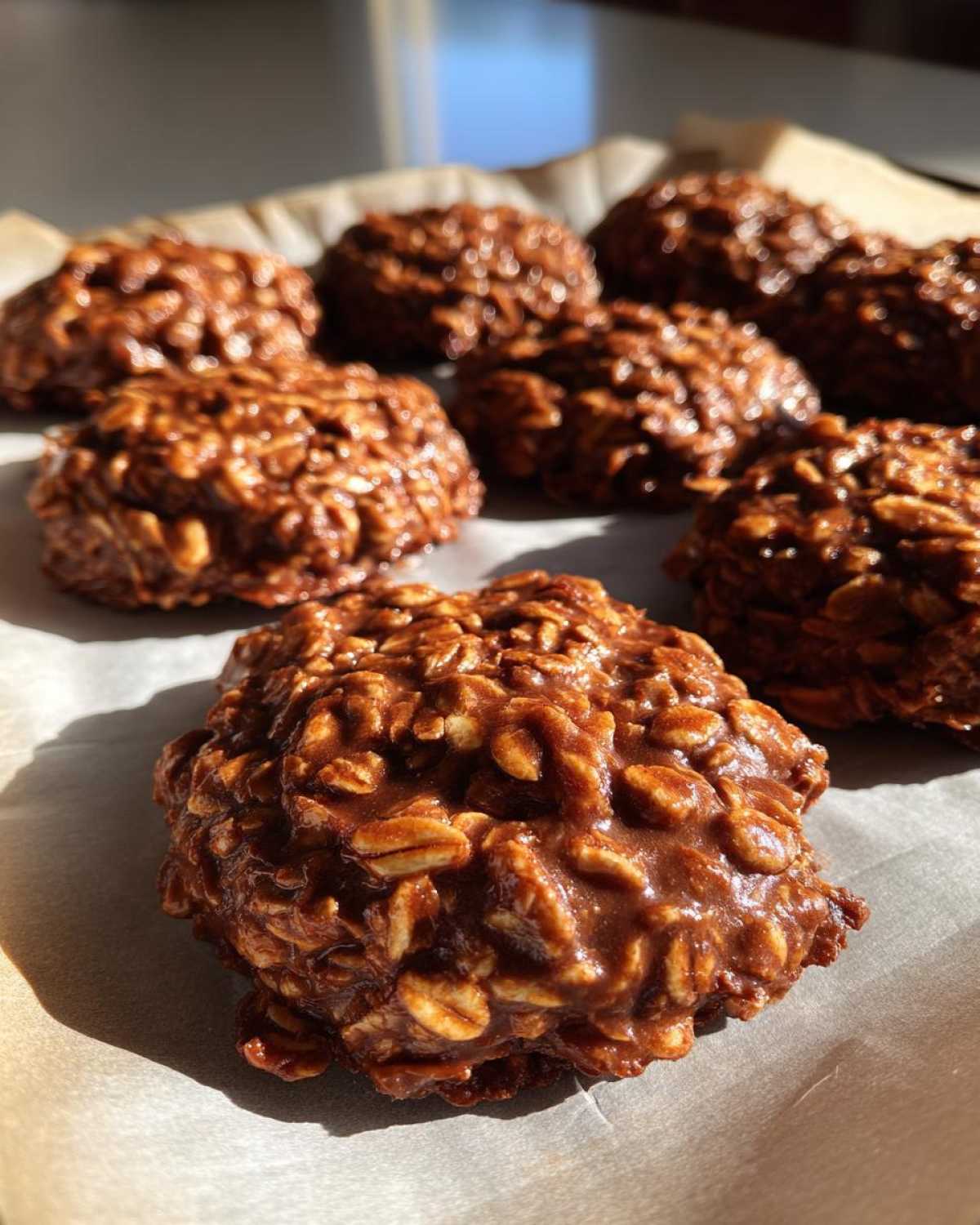 No-Bake Chocolate Oatmeal Cookies - detail 1
