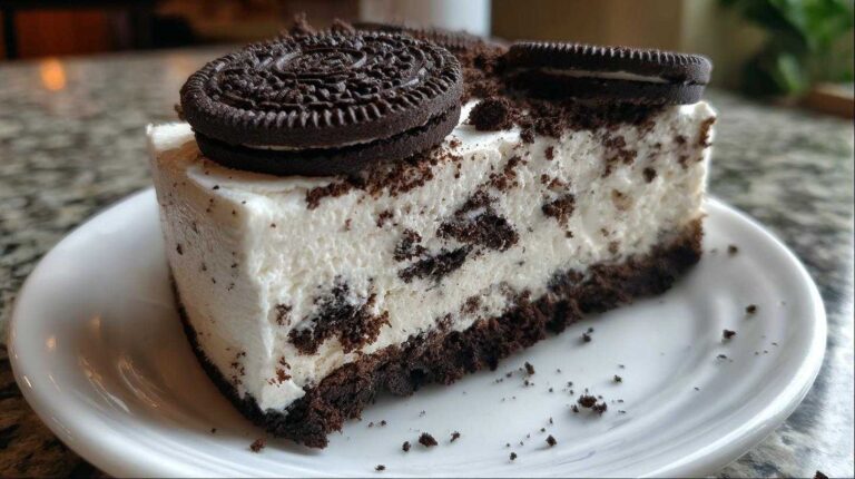 Oreo Ice Cream Cake (No-Bake Frozen Dessert)