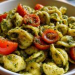 Pesto Pasta Salad with Cherry Tomatoes