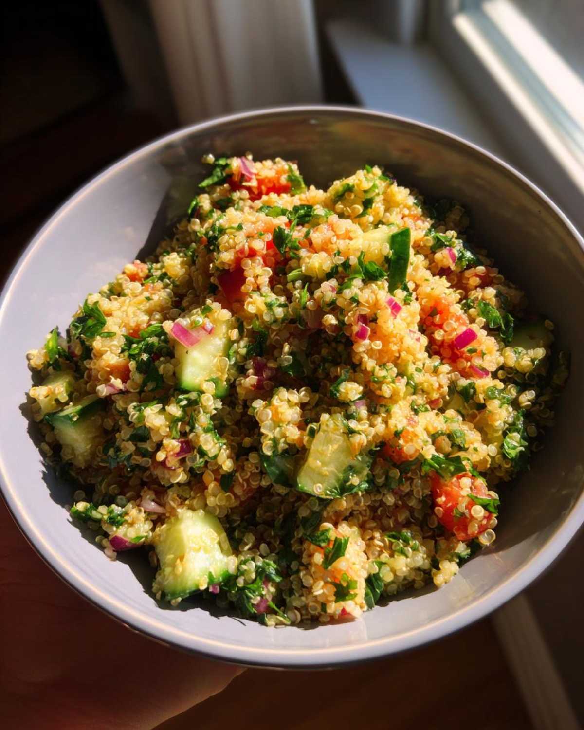 Quinoa Tabbouleh Salad (Light Mediterranean Side) - detail 2