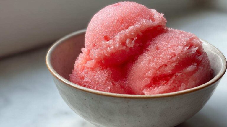 Refreshing Watermelon Sorbet (2-Ingredient Recipe)