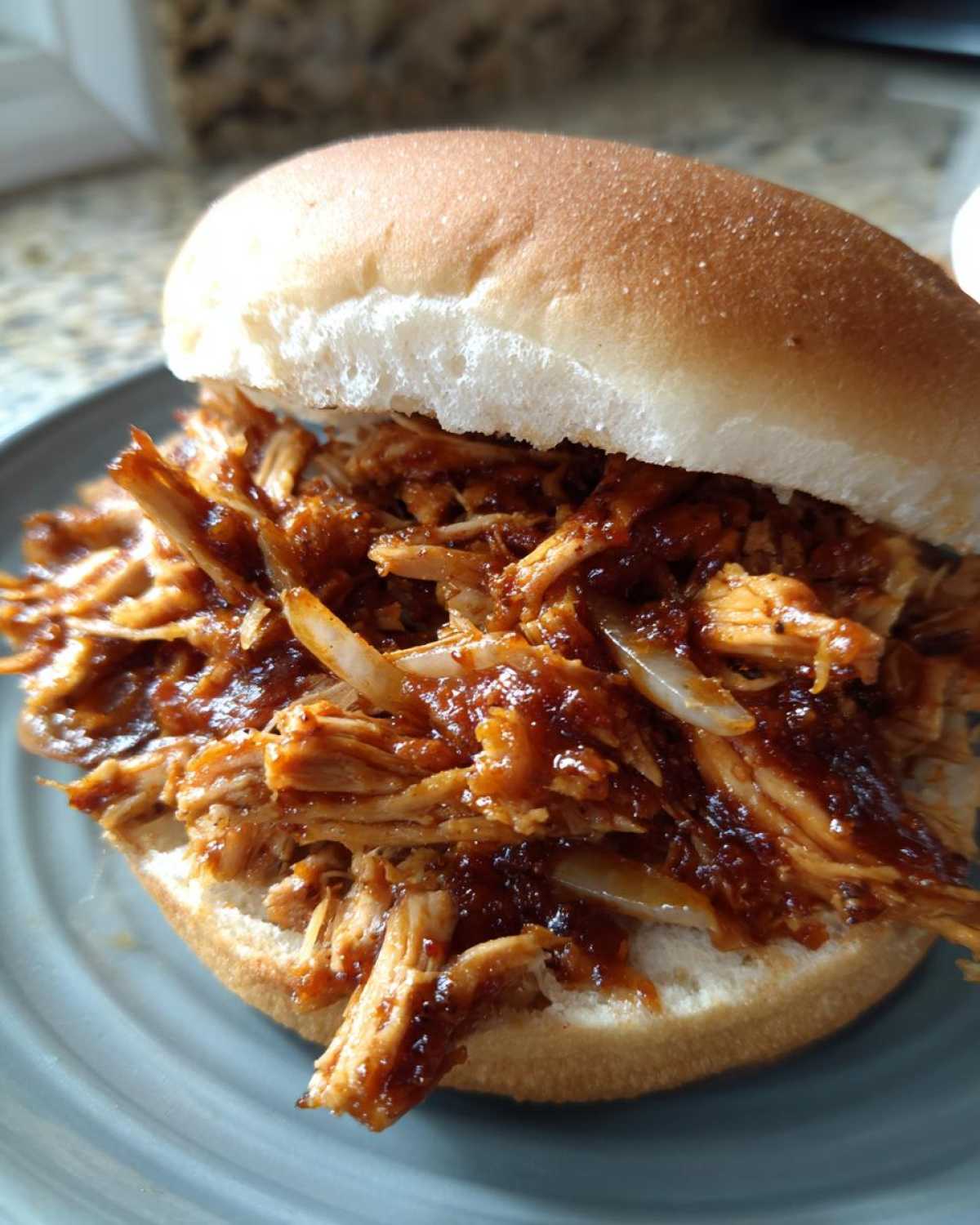 Slow Cooker BBQ Pulled Pork Sandwiches (Crock Pot Recipe) - detail 1