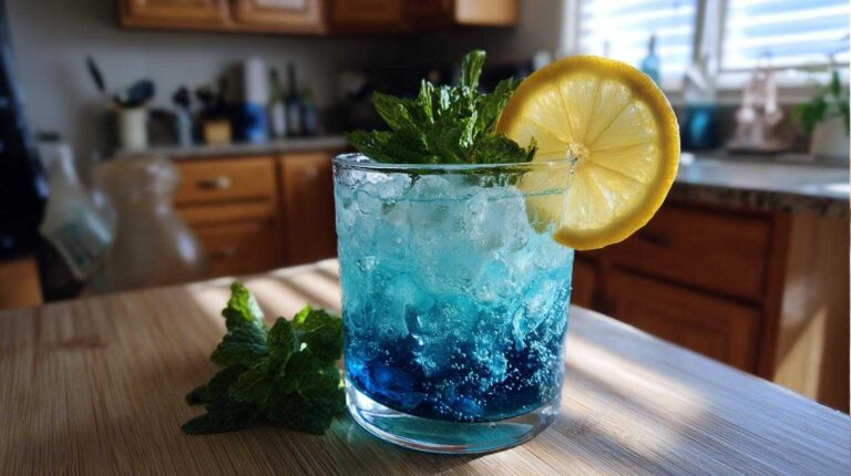 Sparkling Blueberry Lemonade (Refreshing Summer Drink)