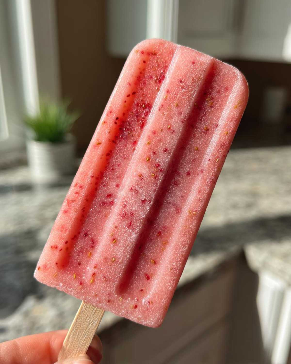 Strawberry Lemonade Popsicles (Refreshing Frozen Treat) - detail 1
