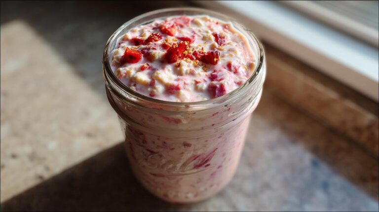 Strawberry Overnight Oats (Make-Ahead Breakfast)