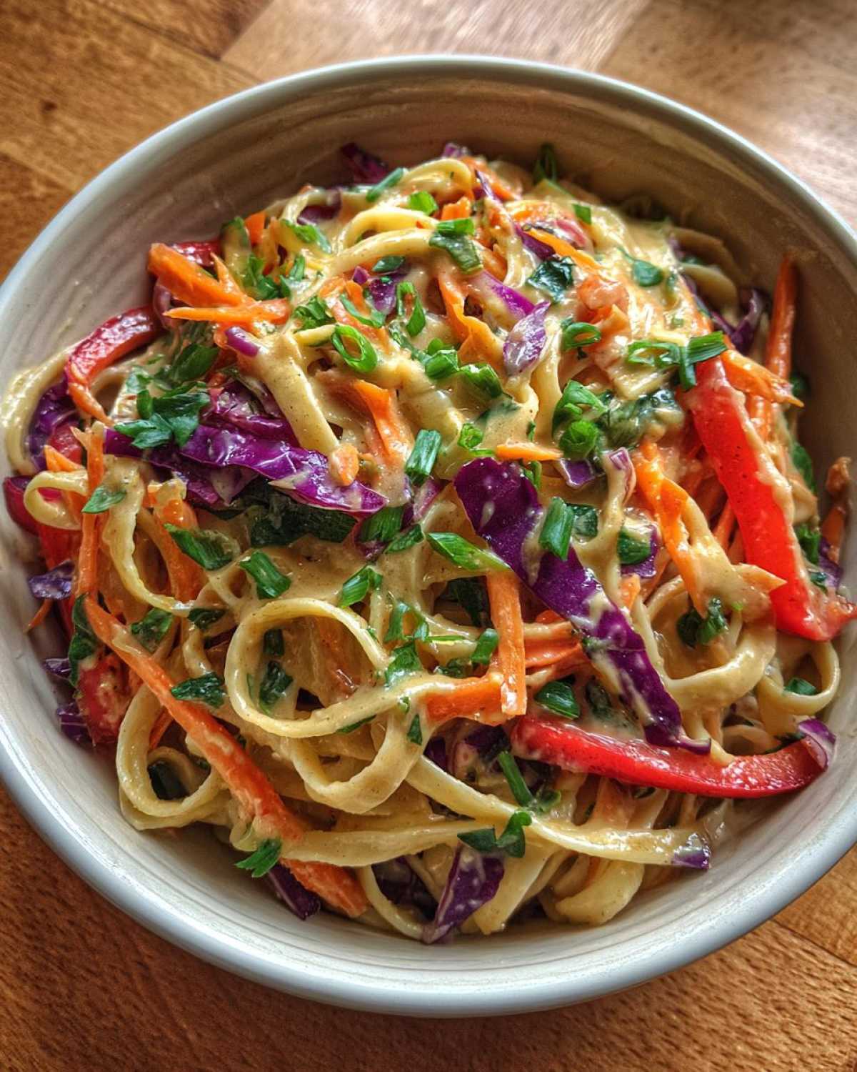 Thai Peanut Noodle Salad (Cold Asian-Inspired Salad) - detail 3