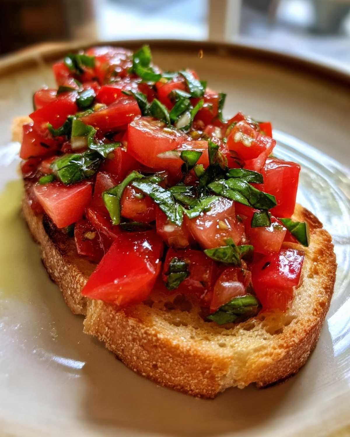 Tomato Basil Bruschetta (Easy Summer Appetizer) - detail 2