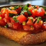 Tomato Basil Bruschetta (Easy Summer Appetizer)