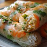 Vietnamese Summer Rolls with Peanut Sauce