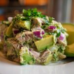 Avocado tuna salad