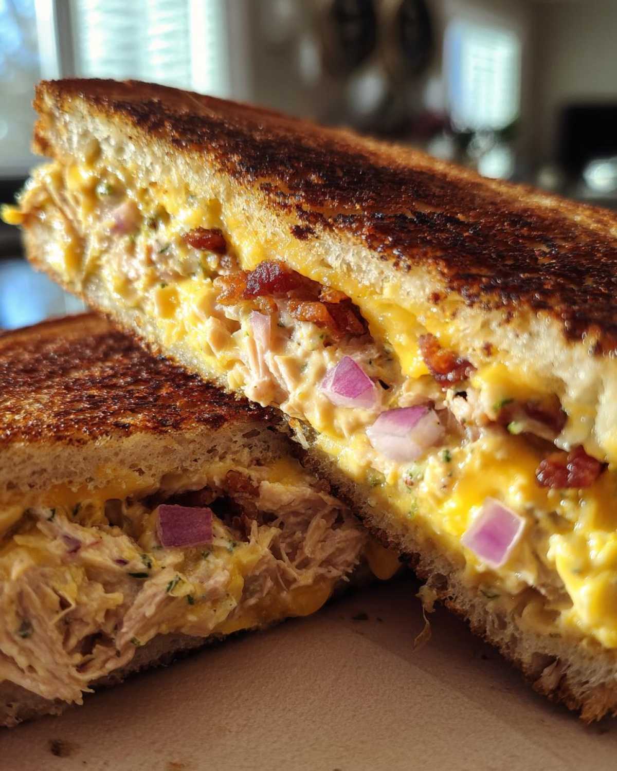 Bacon tuna melt - detail 1