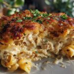 Cheesy tuna noodle casserole