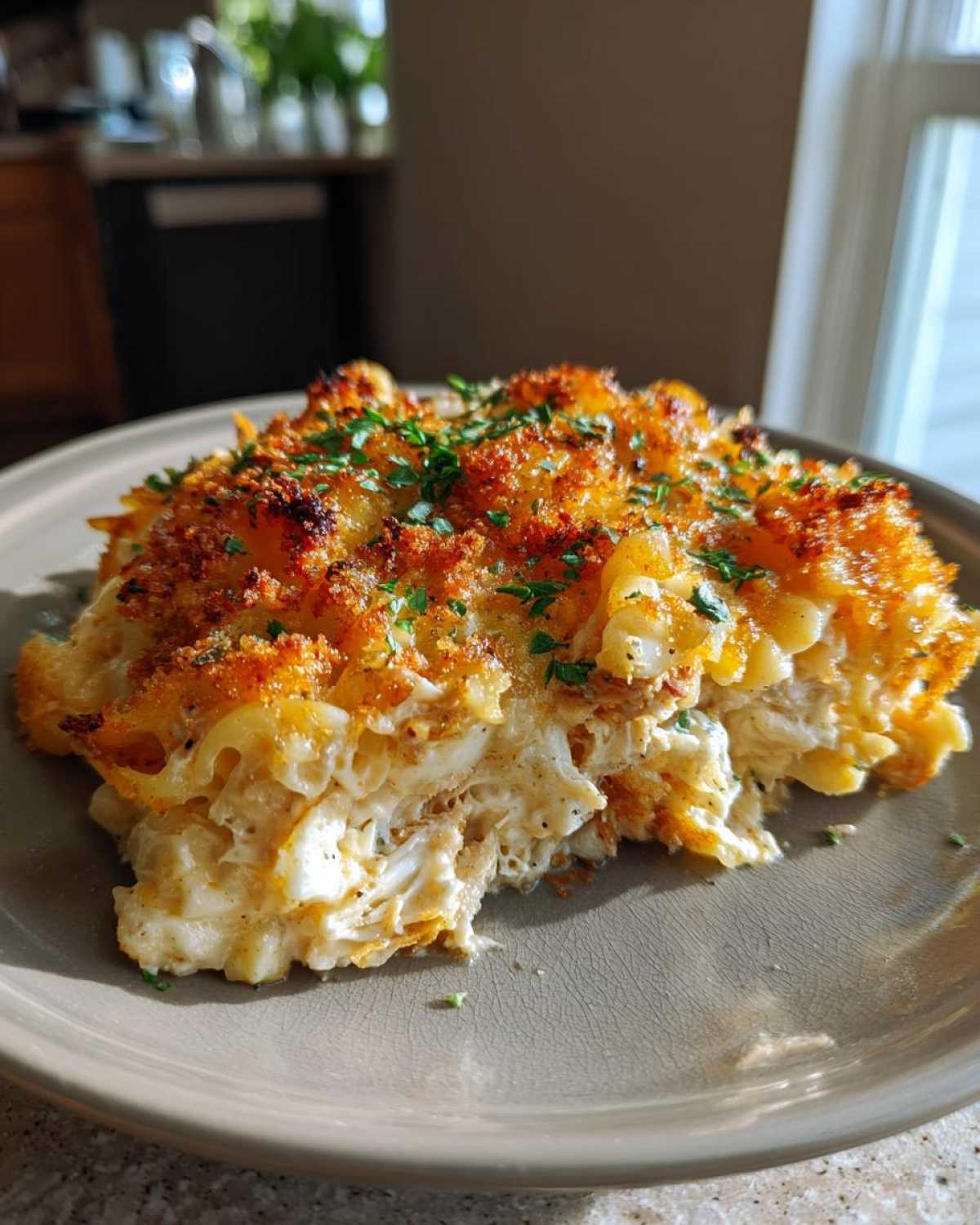 Cheesy tuna noodle casserole - detail 3