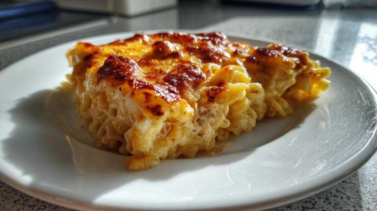 Classic tuna noodle casserole