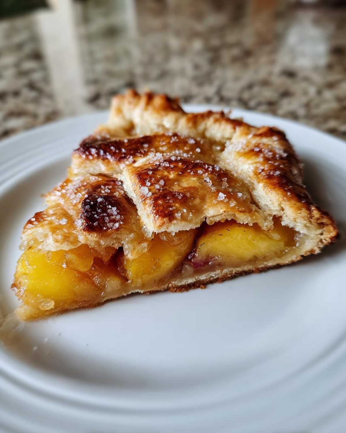 Easy Peach Galette (Free-form Tart) - detail 2