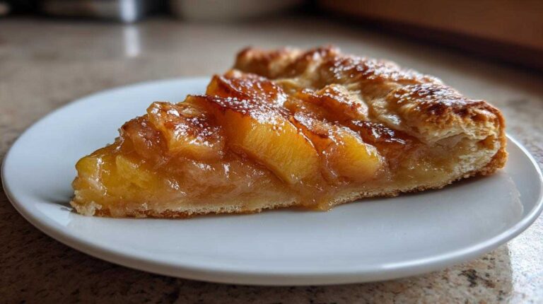 Easy Peach Galette (Free-form Tart)