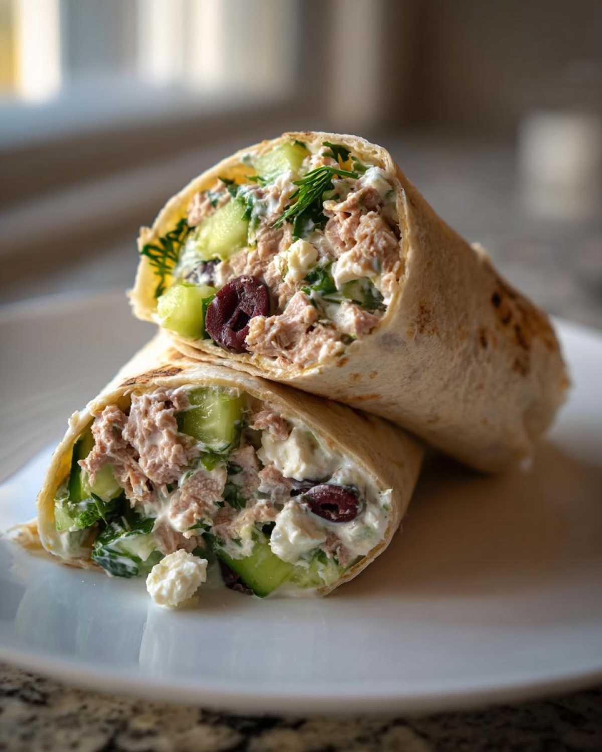 Greek tuna wrap - detail 4