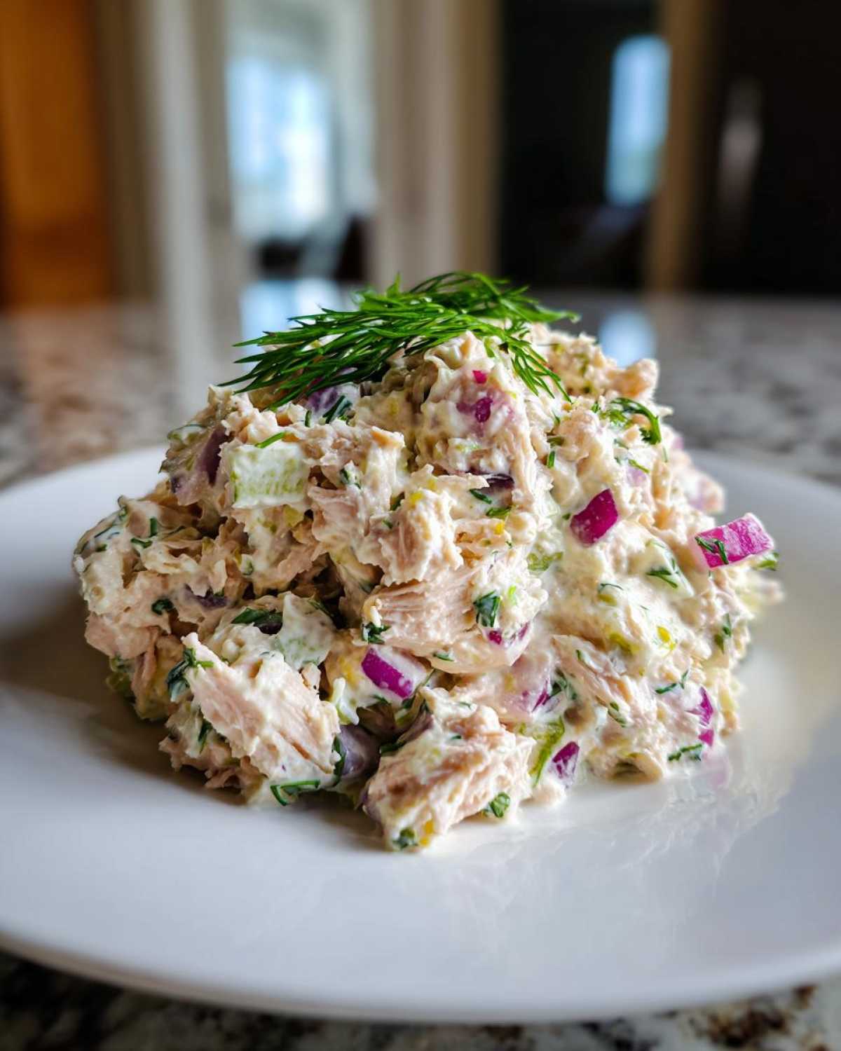 Greek yogurt tuna salad - detail 2