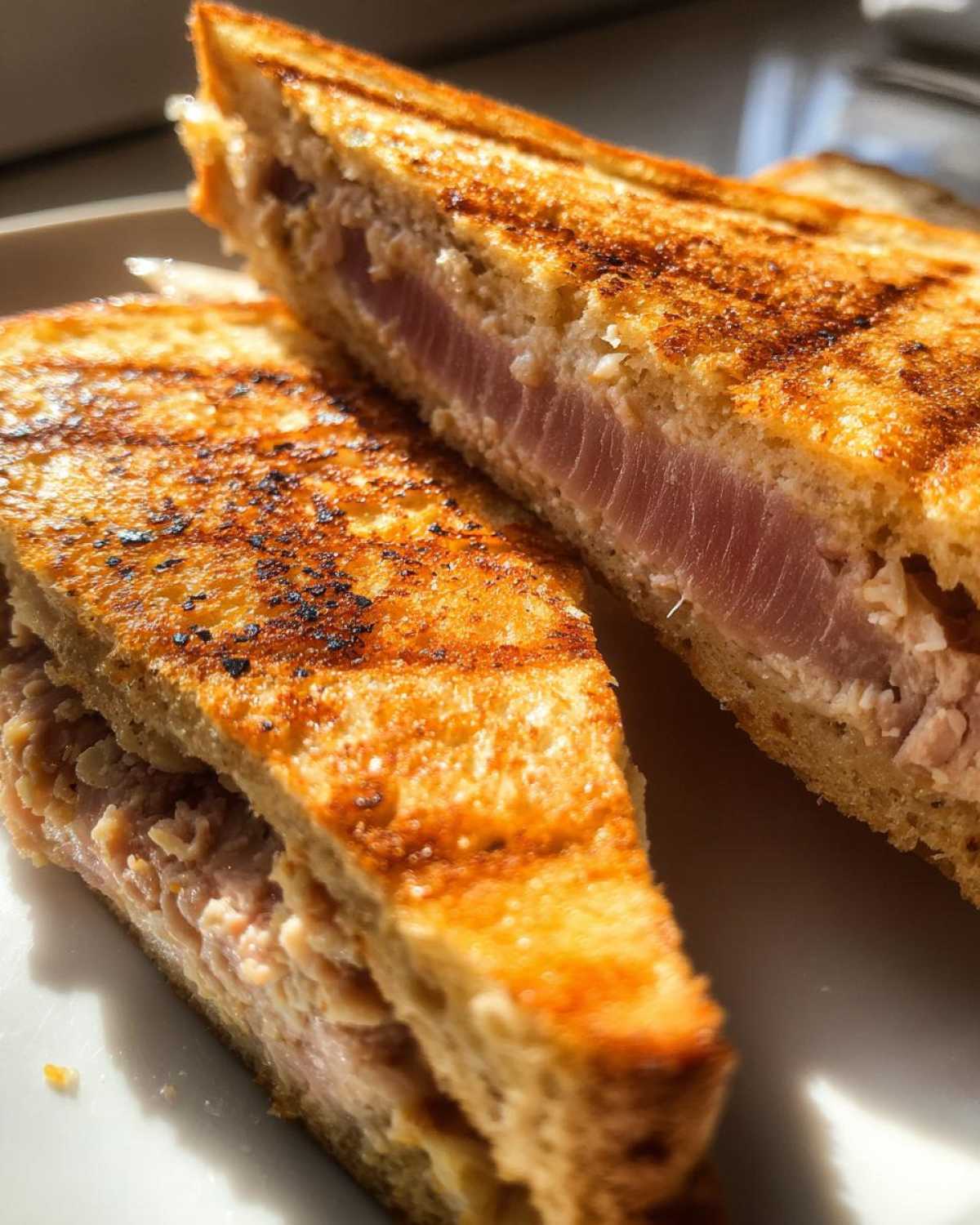 Grilled tuna sandwich - detail 1